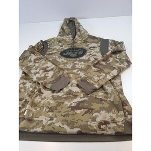 New York Jets Hoodie Mens 2XL Camo NFL Football Salute To Service Nike